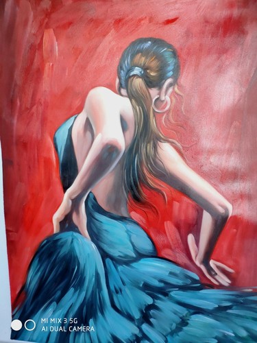 Danseuse flamenco tableau - flamenco,