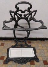 Ancien Porte Parapluie En Fonte Émaillée Castirone France  ( Réf : Hang  )