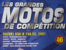 FASCICULE 46 MOTO GP SERIE 1 COMPETITION SUZUKI GSXR 750 CHILI 