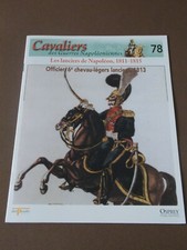 Fascicule N°78 Del Prado Cavalier Guerre Officier 6e chevau-légers lanciers 1813