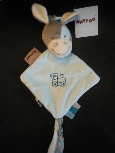 Doudou plat âne - doudou, cheval