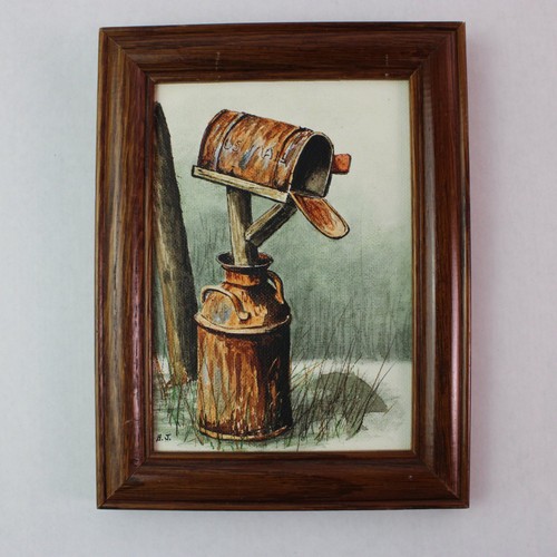 Peinture miniature rustique - peinture,