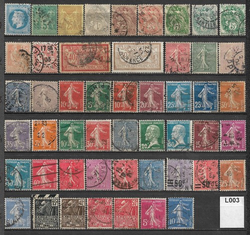 Lot timbre napoleon sage - 50,