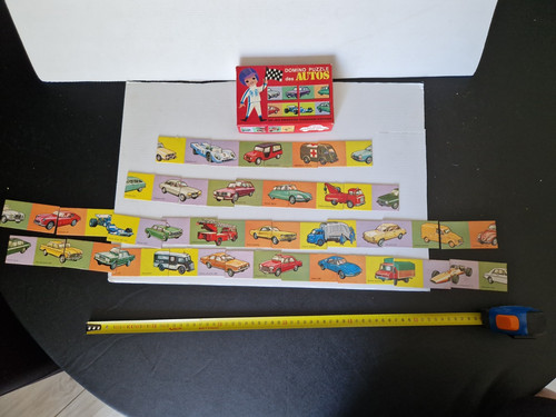 Jeu ancien 1971 domino - domino, puzzle