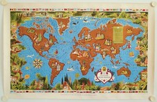 Affiche Planisphère