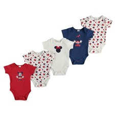 DISNEY BABY lot de 5 bodies