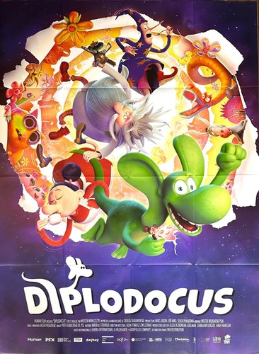Affiche cinéma diplodocus - cinéma,