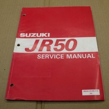 MANUEL REVUE TECHNIQUE D ATELIER SUZUKI JR 50 1997-99 SERVICE MANUAL EN ANGLAIS