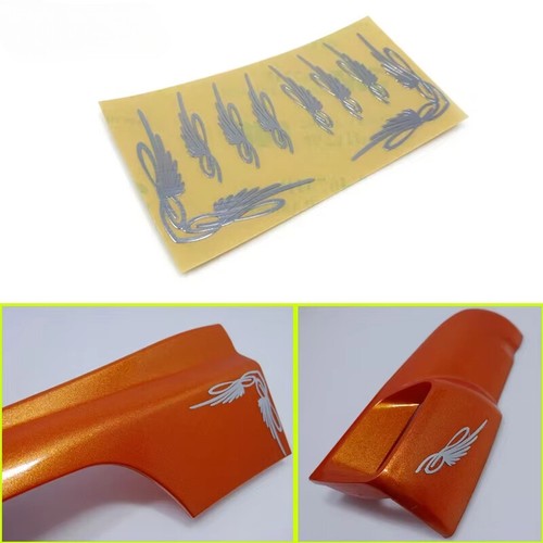 Metal decorative stickers - metal, for
