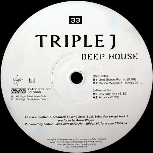 Triple deep house - deep, vinyle