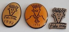 lot de 3 pin's fido dido personnage publicitaire