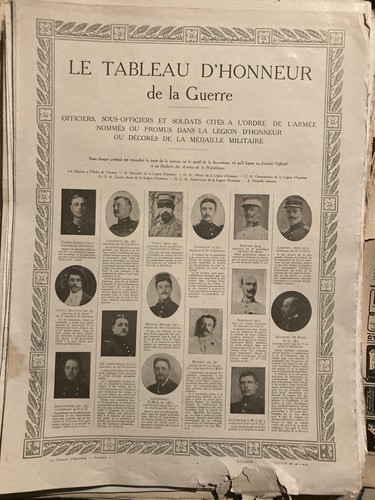 Tableau honneur la - de,
