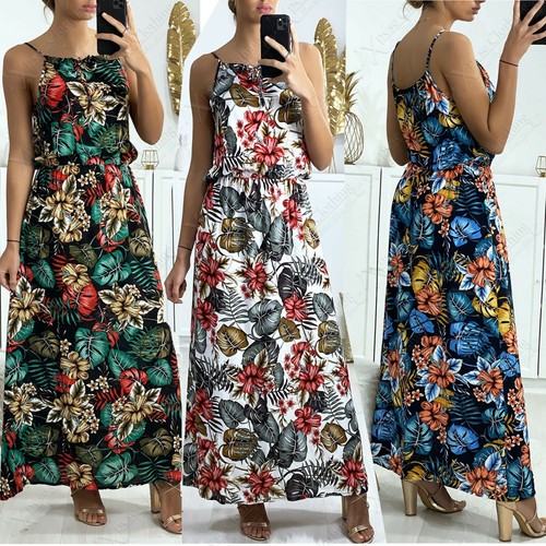 Robe maxi femme imprimé - robe,