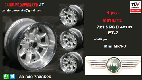 Jantes alliage minilite 13 - jantes,