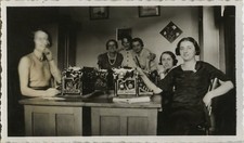 PHOTO ANCIENNE - VINTAGE SNAPSHOT - MÉTIER MACHINE À ÉCRIRE BUREAU SECRÉTAIRE