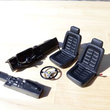 1/18 Intérieur Kyosho Ferrari 512BB  Volant Sièges Tableau de bord