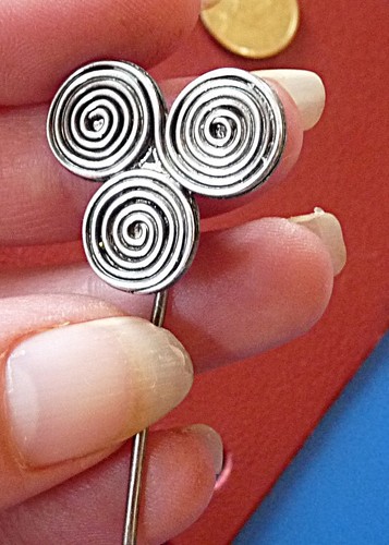 Bijou artisanal ancien fibule - artisanal,