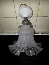 Ancienne applique murale en porcelaine  avec sa tulipe  art Déco AF