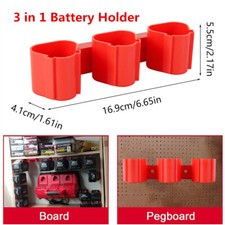 3IN1 support de Batterie de bâti de Mur de support à Batterie Pour Makita, Bosch
