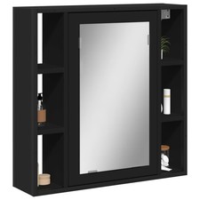 Armoire à Miroir de Salle de Bain Placard Toilette Bois d'Ingénierie vidaXL