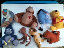 8 PELUCHES TARZAN TIMON PUMBA