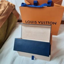 boîte vide louis vuitton 18x9x7.2 + Sac Shopping 22x18x11.5+ boîte à Lunettes...