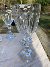 SAINT LOUIS cristal - 8 verres à vin série Chambord hauteur 17cm -