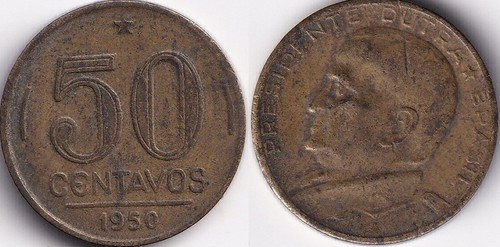 Centavos 1950 brésil - 50,