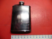 Lot 3 - Flasque à Whisky - métal noir  - 8 OZ