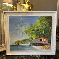 Tableau Huile Sur Panneau
