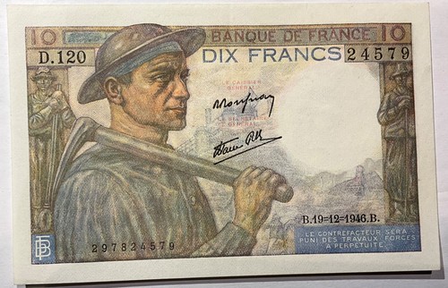Francs mineur 09 1946 - 10,