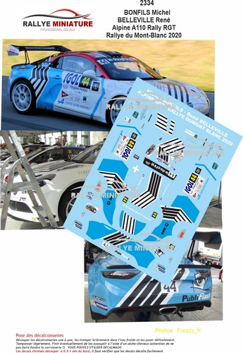 Decals ref 2334 alpine - ref,