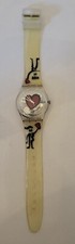 Montre Swatch Red heart 2001 coeur rouge -  love amour vintage - Suisse - Swiss
