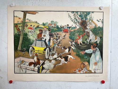 Rare affiche ancienne - , litho