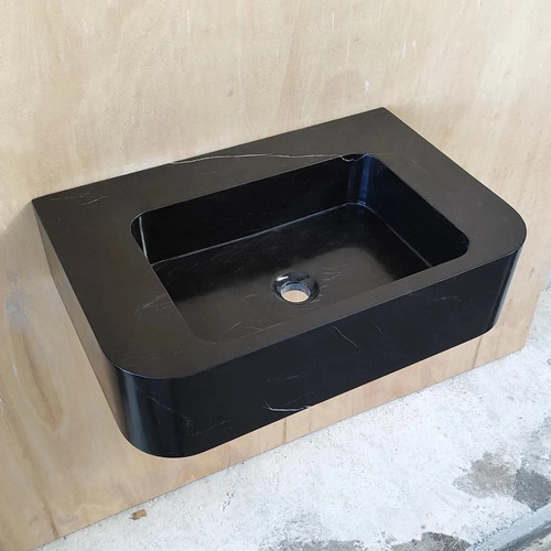 évier nero marquina marbre - marquina,