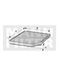 Filtre habitacle derrière - filtre, d'habitacle