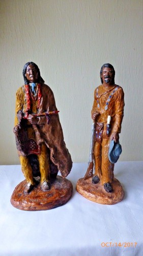 Vintage western statues heavy - western,