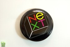 NEW | 1x BADGE (Round Button) | NeXT Computer Cube Logo | PREMIUM Quality 
