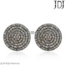 14k Or Naturel Diamant Pavé