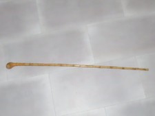 Canne En Bambou Ancienne Sculptée !