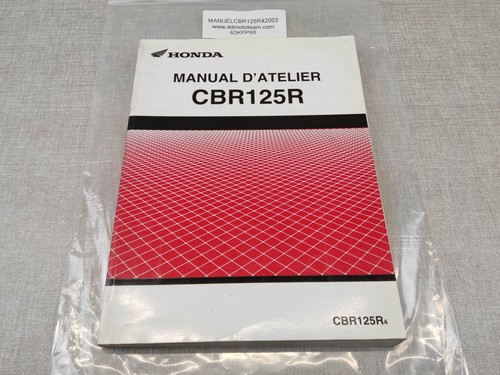 Manuel atelier cbr125 - d'atelier, r4