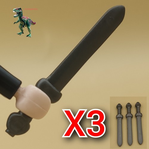 Playmobil épée gris - x5,
