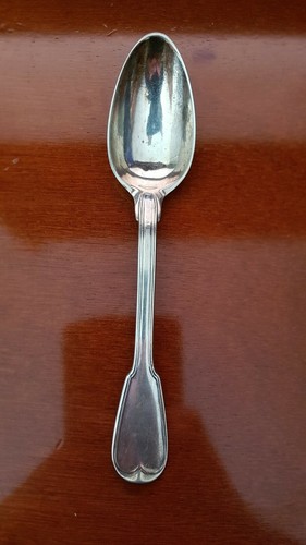 Grande cuillère argent massif