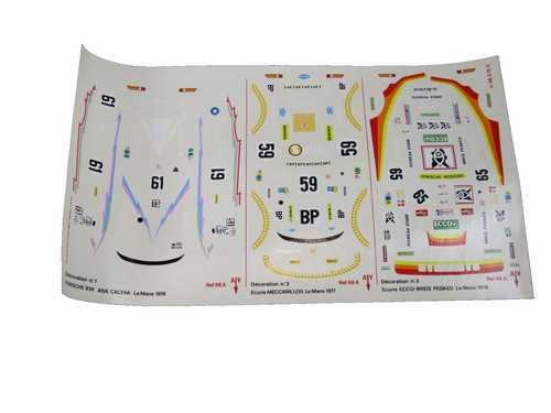 Decal solido porsche 934 - solido, le