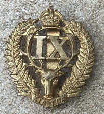 Cap Badge "New Zealand 9th