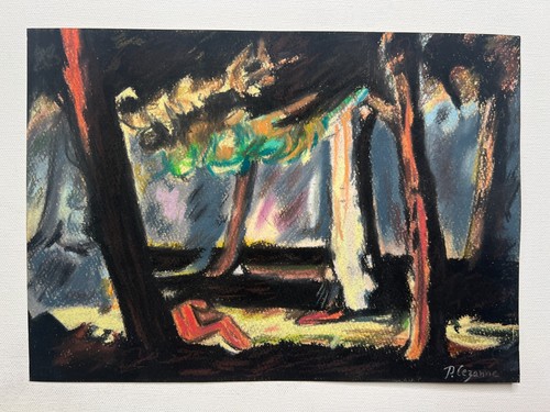 Paul cezanne dessin sur papier - sur,