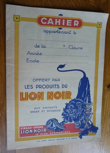 Ancien protège cahier - ancien, protège-cahier