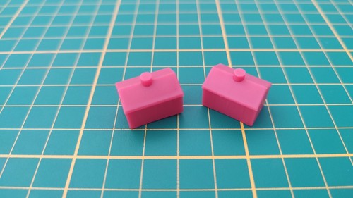 Lot maisons rouge - x2,