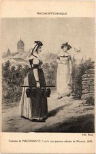 CPA Costume de Maconnaise FRANCE FOLKLORE (788154)