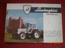 BROCHURE   PUBLICITAIRE   TRACTEUR   LAMBORGHINI   1256
